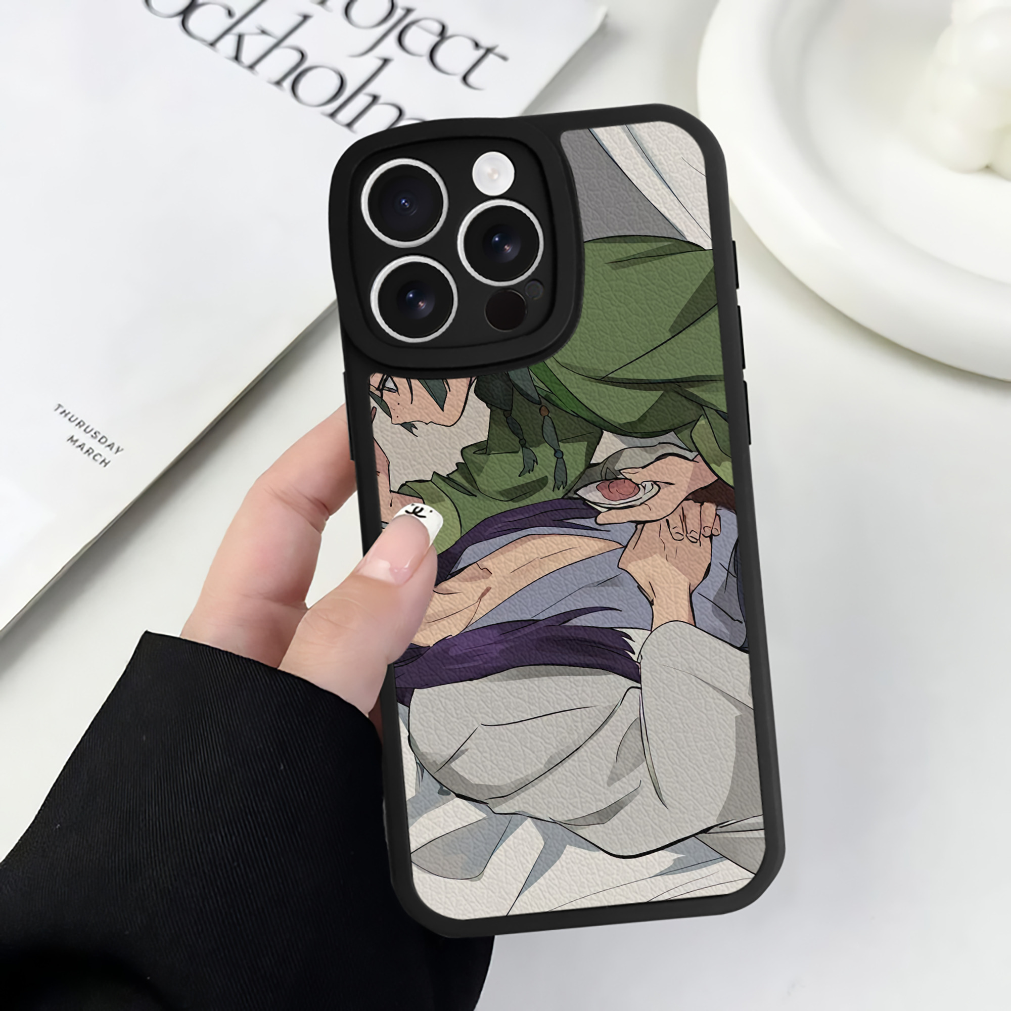 薬屋のひとりごと The Apothecary Diaries 【iPhone 16シリーズ対応】シリコンスマホケース（レザー調） 材質：シリコン